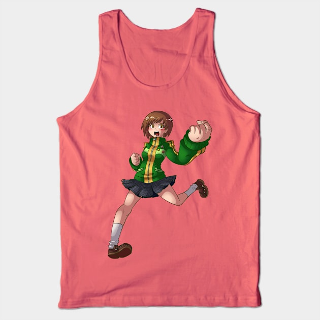 Chie from PERSONA 4 Tank Top by IanDimas